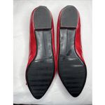 Women's Van Eli Red Poised Bow Flats Size 9 M Photo 8