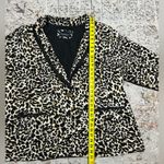 Eloquii  Leopard print Blazer Jacket size 26 plus size black tan animal print Photo 5