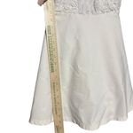 LULUS Promise Antique‎ White Lace Skater Mini Dress Size Medium Photo 8