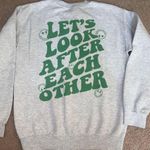 Mental Health Crewneck Grey and Green Photo 0