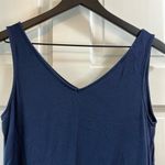Willi Smith  Navy Blue Double V Neck Tank - Size Small Photo 1