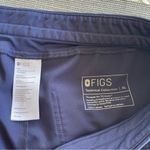 FIGS  High Waisted Zamora Scrub Pants Navy Blue Size XL Photo 5