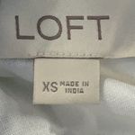 Loft Ann Taylor White & Black Floral Garden Party Midi Halter Dress Size XS Photo 5