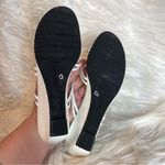 Stuart Weitzman Stuart‎ Weitzman Patent Leather Rhinestone Crystal Strappy Demi Wedge Sandals Photo 6