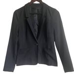 Eric + Lani Women Blazer Jacket S Black Button Closure Career‎ Officewear Event Photo 0