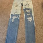 American Eagle AEO size 2 two toned super super stretch jeans! Photo 0