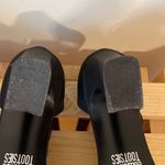 Mootsies Tootsies  Halle Satin/Fabric Black‎ Y2K Square Toe Heels Size 7.5 Photo 9