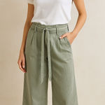 American Eagle  Womens Pants Size 0 Minimalist Clean Girl Coastal Off Duty Chic Photo 0