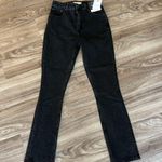 Abercrombie & Fitch The Skinny Curve Love High Rise Vent Hem Jeans Photo 7