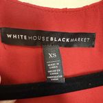 White House | Black Market WHBM Tank Top Women XSmall Boho Summer Festival Tassel Tie Resort Vacation Red Photo 3