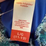 No Boundaries  Maxi Dress Racerback Junior Size Large Blue Multi Summer Photo 6