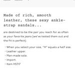 Madewell The Boardwalk Ankle-Strap Sandal 8 Leather Summer Minimalist Photo 2