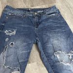 Rewash Bemore Denim Jeans Women's Size 7 Distressed Blue Skinny Ankle Bag‎ 5 Photo 4