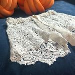 Cynthia Rowley  Creme Lace Cover Up Short Size S Photo 1