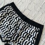 Adidas Athletic Running Shorts Women’s Black White L Stretch Streetwear Sports Photo 4