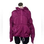 Free People NWT FP Movement X  Light Packer Hike Pullover Jacket In Berry Photo 7