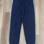 Faherty Surf Sweater Cashmere Blend Knit Jogger Pants Size Small Mist Stripe Photo 2