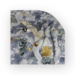 Lucky Brand Rare: Y2K Lucky ⚘ Embroidered Asian Crane Zip Hoodie Sweatshirt ⚘ Cloud Blue ⚘ S Photo 7