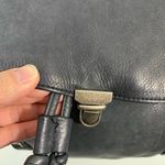 Foley + Corinna Women's Dark Grey Leather Saddle Crossbody Bag Photo 3