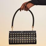 Cult Gaia 💕💕 Alana Acrylic Shoulder Bag ~ Black NWT Photo 3