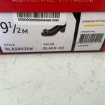 Adrienne Vittadini black suede pumps block heel shoes size 9.5 party court shoes Photo 6