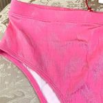 Solid & Striped The Lilo Bikini Bottom in Zigzag Watermelon Pink Photo 3