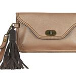 NWT! Trenditions Catchfly Women's Fringe Clutch Wristlet in Rose Gold Photo 0