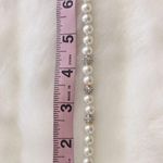 Small Pearl Rhinestone Bracelet Gold Photo 1