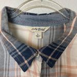 Lucky Brand Plaid Button-Up Shirt in Blue and Pink Size L Photo 5
