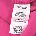 Live in the Moment  Pink V Neck Puff Sleeve Bodysuit Size Large Photo 10