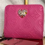 Juicy Couture Glitzed Out Babe Zip Wallet Pink NWT Photo 1