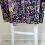 Anthropologie Vibrant Paisley Cover Up Tunic Top Size Medium Photo 9
