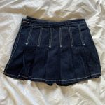 J. Galt Like new: jean pleated skort size small Photo 0
