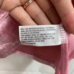 Wild Fable NEW women's pink velour bow trendy thick strap cropped tank top large Photo 4