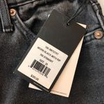 RE/DONE Womens Jeans 70s Straight Worn Black With Rip 25 Photo 6