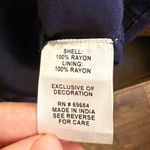 Rahi Cali NWT Dark Purple Beaded Tie Open Back Women's Top Photo 5