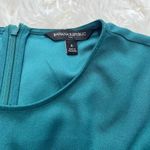 Banana Republic Long Sleeve Shift Dress with Tie Sleeve Cuffs Green Size 8 Photo 7