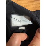 Alexis  Black Marianne Tiered Bell-Sleeve Crepe Mini Dress Ruffled Trim Small Photo 8