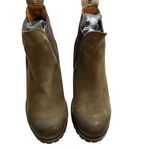 Bueno Women's Flight Green Leather Chelsea Ankle Boot US 9.5 / EU 40 New Photo 1