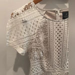 Adrianna Papell Short Sleeve Lace Knee Length Dress Sz 6 Photo 3