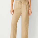 Ann Taylor ‎ Easy Straight Ankle Pant In Linen Blend Photo 0