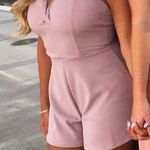 Charlotte Russe Mauve Criss Cross Romper Photo 1