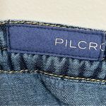 Pilcro Anthropologie  Denim Jean Overall Skirt Skirtall‎ Women's Size Large Photo 8