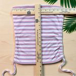 American Eagle  Striped Tube Top – XS Juniors – Y2K Ruched Cinch Sides Photo 3