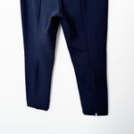 Vince [] Navy Blue Ponte Knit Stitch Front Seam Slim Ankle Pants Work Sz Medium M Photo 5