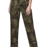 Good American  Jungle Green Paper Bag Rip Stop Pant NEW Photo 8