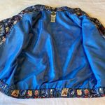 Vintage Out Brook Silk Bomber Zip Front Nautical Marine Wear Jacket Blue Small Photo 6