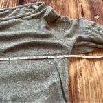 Caution to the Wind Women’s  Anthropologie Grey Top Bell Sleeves Size S Photo 2