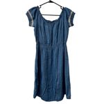 Lush Clothing Lush Denim Dress Women Stretchy Comfortable Size Large Preppy Beach Travel City Photo 1