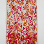 Haute Hippie  linen blend pink, white & orange paisley harem pants. Est. small Photo 0